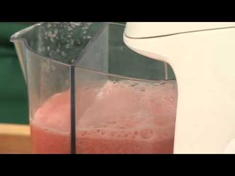 Рецепты  Освежающий арбузный коктейль   видеорецепт