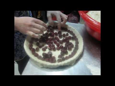 Осетинские  пироги - Балджин (пирог с вишней)