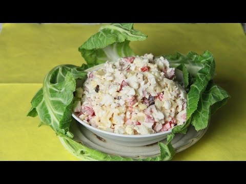 Вкусный салат из цветной капусты супер рецепт