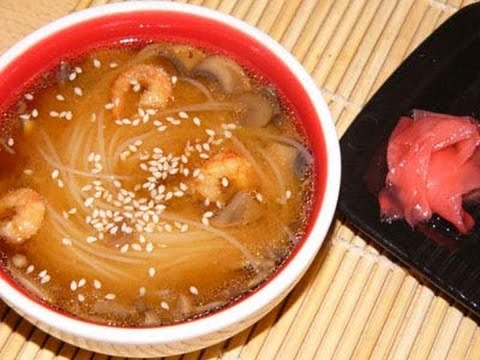 Японский суп с морепродуктами. Кастрюля. Рецепт.