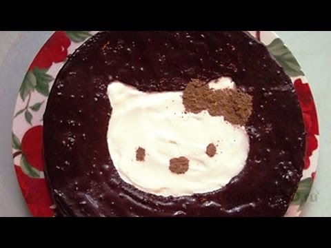 Торт «Hello Kitty» видео рецепт UcookVideo.ru
