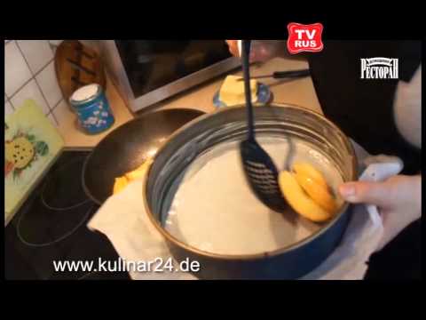 Kulinar24TV   Творожный десерт с яблоками