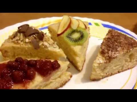 Легкий рецепт Бисквитного Торта/десерт в Мультиварке Panasoniс