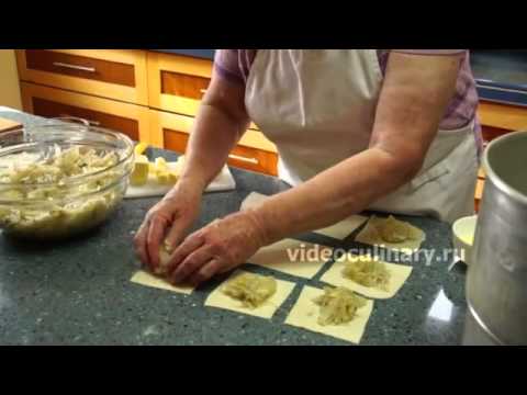 Рецепт Манты с картофелем от http videoculinary ru Бабушка Эмма