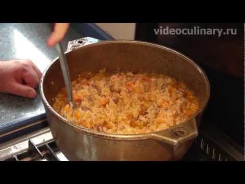 Рецепт - Рисовая каша с мясом Шавля от http://videoculinary.ru