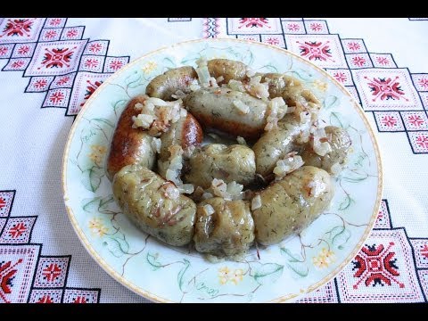 Домашняя колбаса рецепт с картошкой и грибами Как приготовить домашнюю колбасу Домашня ковбаса