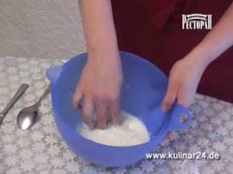 Дрожжевые булочки 'Хризантемы' Kulinar24TV