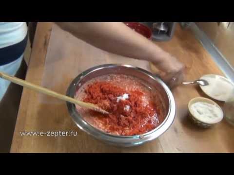 Острая приправа из хрена / Spicy horseradish sauce