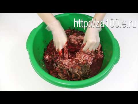 Сундэ кровяная колбаса видео рецепт