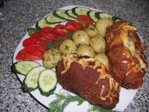 Простые рецепты, котлеты по киевски/Simple recipes, cutlets on Kiev