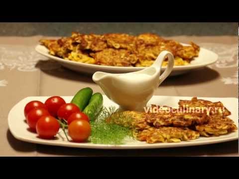Рецепт - Оладьи с кальмарами от http://videoculinary.ru