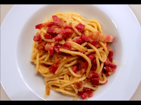Спагетти карбонара. Оригинальный рецепт. Spaghetti alla carbonara