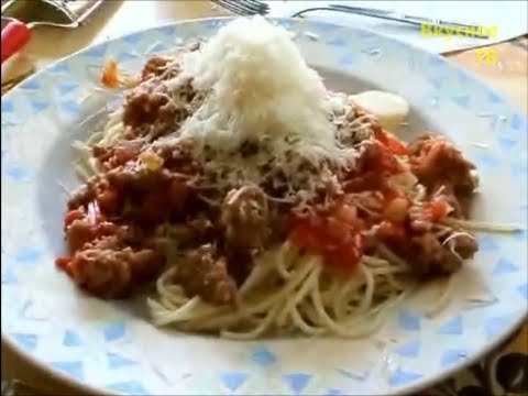 Спагетти с соусом болоньез