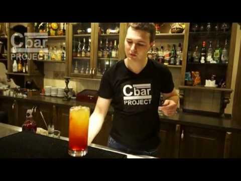 Коктейль Текила Санрайз Tequila Sunrise рецепт от Cbar-Project