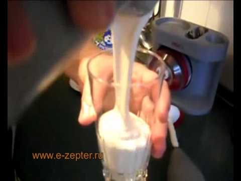 Молочный кислородный коктейль - видео рецепт