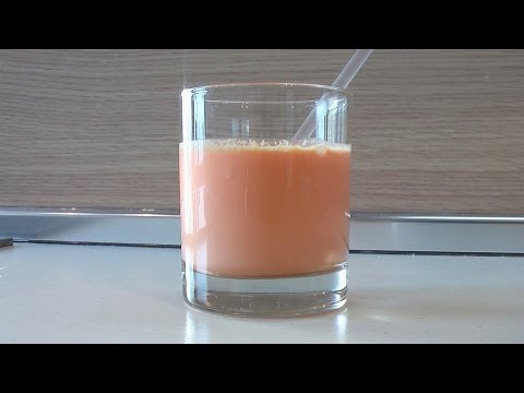 Морковный сок со сливками видео рецепт