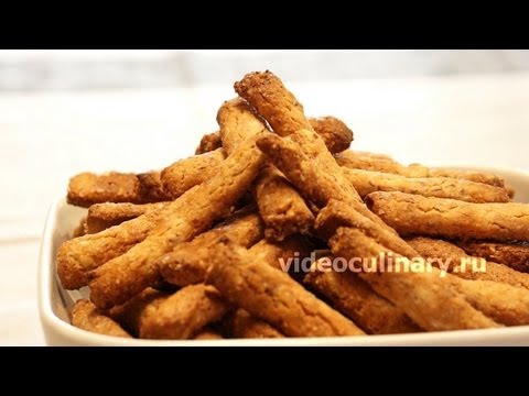 Рецепт - Печенье 'Арахисовые палочки' от http://videoculinary.ru