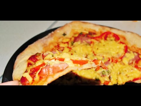 домашние рецепты. тесто для хрустящей пиццы