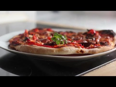 пицца с грибами