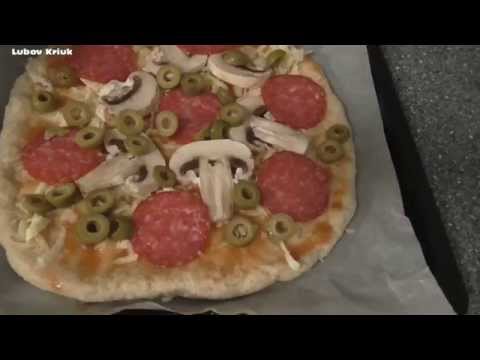 Пицца. Итальянская пицца просто вкусно соус видео рецепт