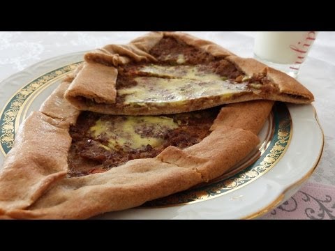Пиде рецепт | Турецкая пицца | Пицца с мясом