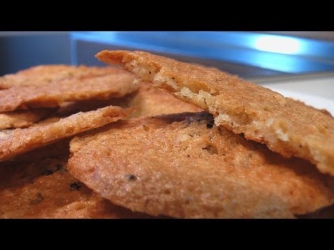 Тонкое овсяное печенье видео рецепт
