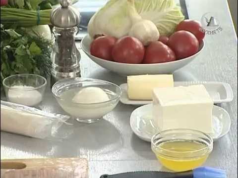 Греческие пироги с фетой и салат Капрезе - 'Мужская еда'