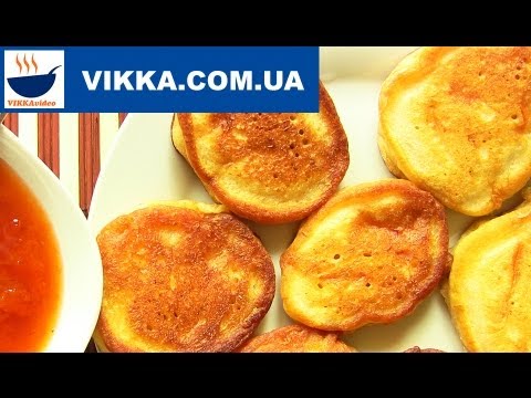 Оладьи на кефире с абрикосами-рецепт | VIKKAvideo