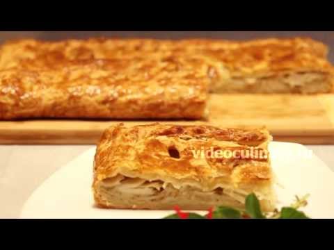 Рецепт - Картофельный пирог из слоеного теста от http://videoculinary.ru