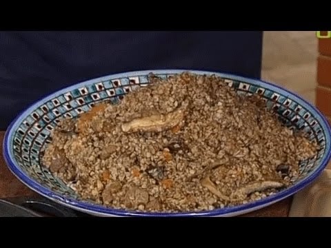 Как приготовить плов из гречки с грибами / Kak prigotovit' plov iz grechki s gribami