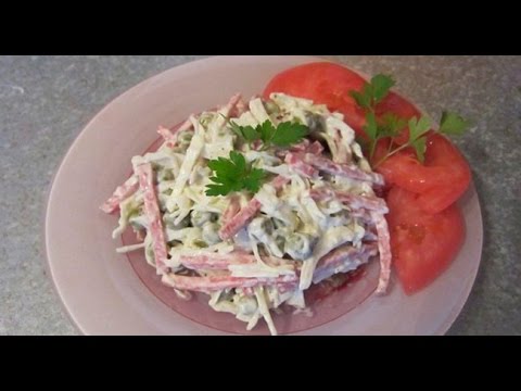 Как приготовить быстрый салат