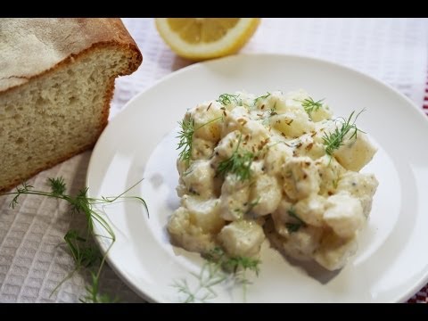 Теплый салат из картофеля - рецепт