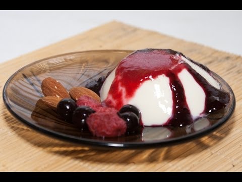 Десерт «Панакотта» видео рецепт