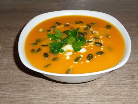 Крем суп из тыквы очень вкусно