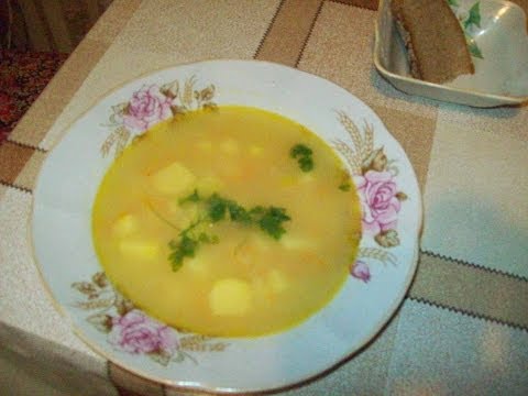 Постный гороховый суп.