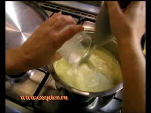 Суп-пюре из сельдерея - видео рецепт