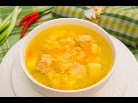 Суп с индейкой и пшеном - рецепт - приготовление