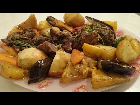 Баранья нога в духовке Рецепт запеченная с овощами вкусно Вторые блюда из мяса Баранины - праздник