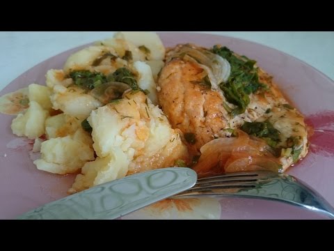 Блюда из курицы Рецепт куриной грудки по Омски как приготовить вкусно ужин классический видео