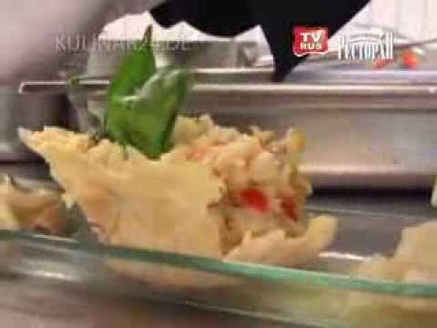 Равиоли с креветками и с кус-кусом Kulinar24TV