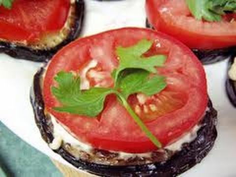 Рецепт баклажанов с помидорами